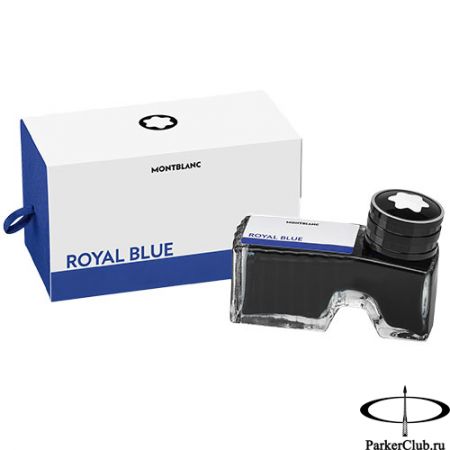 Синие чернила во флаконе Montblanc (Монблан) Royal Blue 60 мл