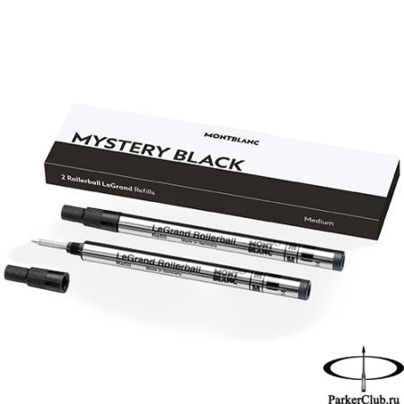 Черный стержень Montblanc (Монблан) LeGrand Rollerball Mystery Black M (2шт в уп)
