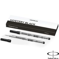128231 Черный стержень Montblanc (Монблан) Rollerball Refill Mystery Black M (2шт в уп)