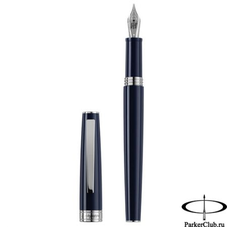 ARM-DB-FP-F Перьевая ручка Montegrappa (Монтеграппа) Armonia Dark Blue Steel F