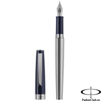 ARMD-DB-FP-F Перьевая ручка Montegrappa (Монтеграппа) Armonia Duetto Dark Blue Steel F