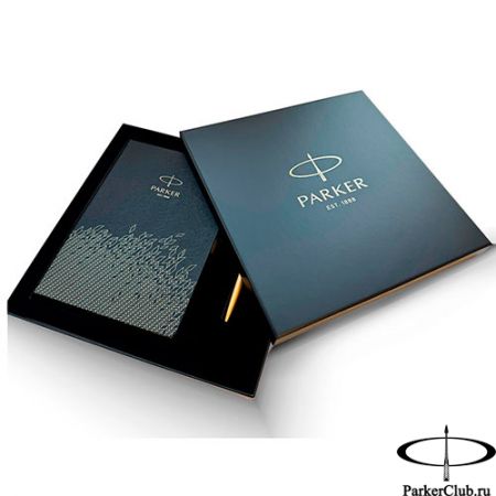 Коробка подарочная Parker (Паркер) под ручку и ежедневник, черный Коробка подарочная Parker (Паркер) под ручку и ежедневник, черный