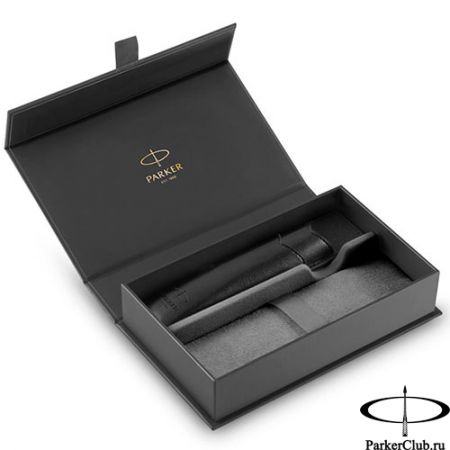 Набор Parker (Паркер) IM Ess Matte Black CT M из шариковой и перьевой ручек и чехла