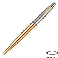 2953182 Шариковая ручка Parker (Паркер) Jotter 70th Anniversary St.Steel Gold GT