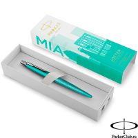2221602 Шариковая ручка Parker (Паркер) Jotter Global Icons SE Miami Turquoise CT