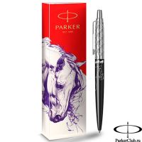 1953184_LE26 Шариковая ручка Parker (Паркер) Jotter Horse Special Edition Black CT