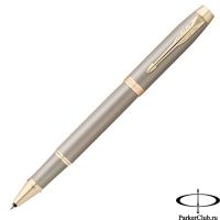 2235419 Ручка-роллер Parker (Паркер) IM Sandstone Champagne PVD Trim