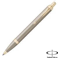 2235420 Шариковая ручка Parker (Паркер) IM Sandstone Champagne PVD Trim