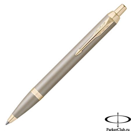 Шариковая ручка Parker (Паркер) IM Sandstone Champagne PVD Trim