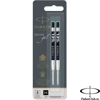 1950362 Чёрный гелевый стержень Parker (Паркер) Gel Pen Refill M в блистере 2 шт