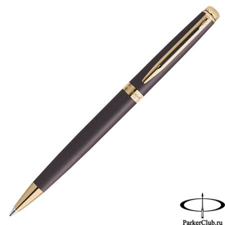 Шариковая ручка Waterman (Ватерман) Hemisphere Metallic Black Lacquer GT