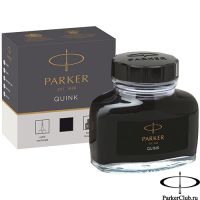 1950375 Черные чернила Parker (Паркер) Quink Black во флаконе