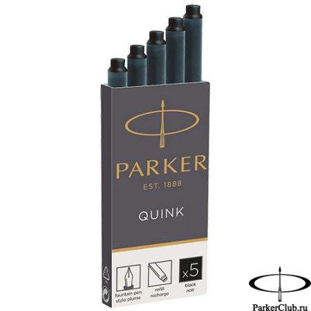 Черные картриджи с чернилами Parker (Паркер) Long Black ink
