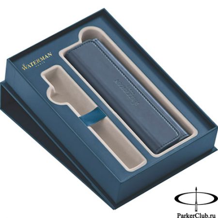 Коробка подарочная Waterman (Ватерман) для наборов с чехлом и местом для ручки