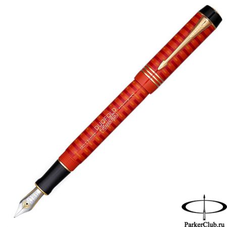 Перьевая ручка Parker (Паркер) Duofold Centennial Anniversary Edition BIG RED GT F