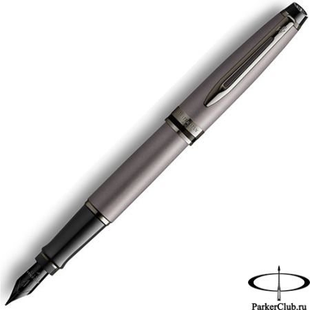 Перьевая ручка Waterman (Ватерман) Expert DeLuxe Metallic Silver RT F