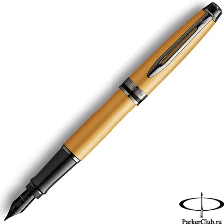 Перьевая ручка Waterman (Ватерман) Expert DeLuxe Metallic Gold RT F