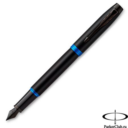Перьевая ручка Parker (Паркер) IM Vibrant Rings Marine Blue BT F