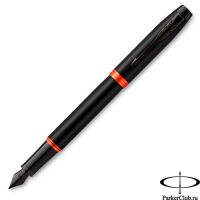 2172943 Перьевая ручка Parker (Паркер) IM Vibrant Rings Flame Orange BT F