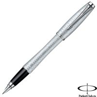 1906868 Перьевая ручка Parker (Паркер) Urban Premium Vacumatic Silver-Blue Pearl F