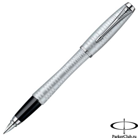 Перьевая ручка Parker (Паркер) Urban Premium Vacumatic Silver-Blue Pearl F
