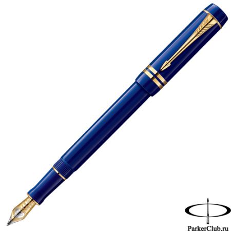 Перьевая ручка Parker (Паркер) Duofold Historical Colors International Lapis Lazuli GT F