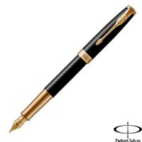 1950550 Перьевая ручка Parker (Паркер) Sonnet Core Black Lacquer GT F