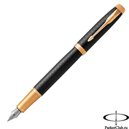 Перьевая ручка Parker (Паркер) IM Premium Black/Gold GT F