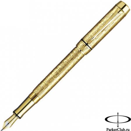 Перьевая ручка Parker (Паркер) Duofold Solid Gold F 18К