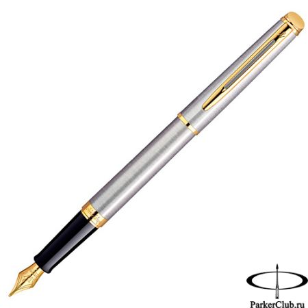Перьевая ручка Waterman (Ватерман) Hemisphere Essential Stainless Steel GT F