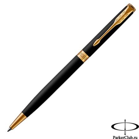 Шариковая ручка Parker (Паркер) Sonnet Core Slim Matte Black Lacquer GT