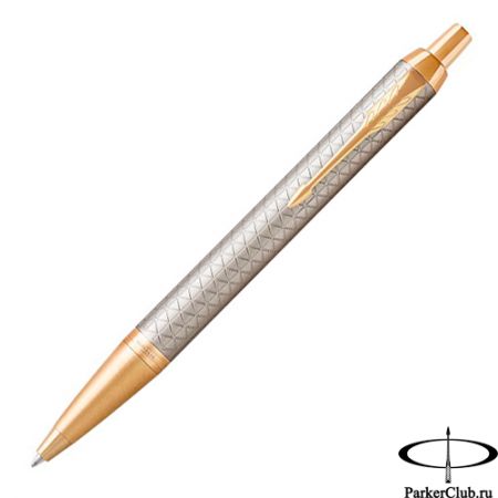 Шариковая ручка Parker (Паркер) IM Premium Warm Silver/Gold GT