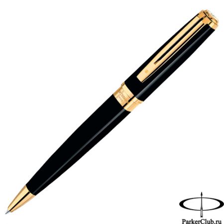Шариковая ручка Waterman (Ватерман) Exception Slim Black Lacquer GT
