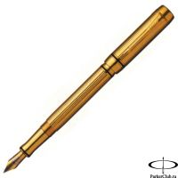 PRESIDENT-GOLD Перьевая ручка Parker (Паркер) Duofold Presidential Solid Gold F 18К