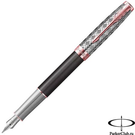 Перьевая ручка Parker (Паркер) Sonnet Premium Metal Grey PGT F