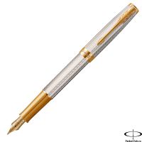 2119792 Перьевая ручка Parker (Паркер) Sonnet Premium Mistral GT F серебро 925